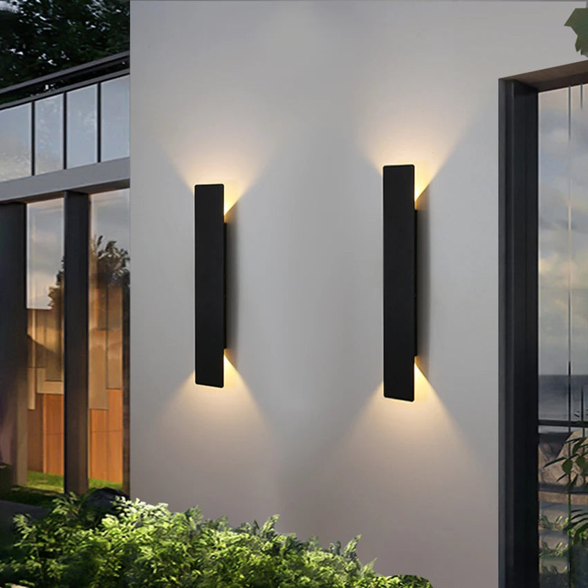 Axis IP65 Aluminum Up & Down Wall Light by Westbury Lighting – main view