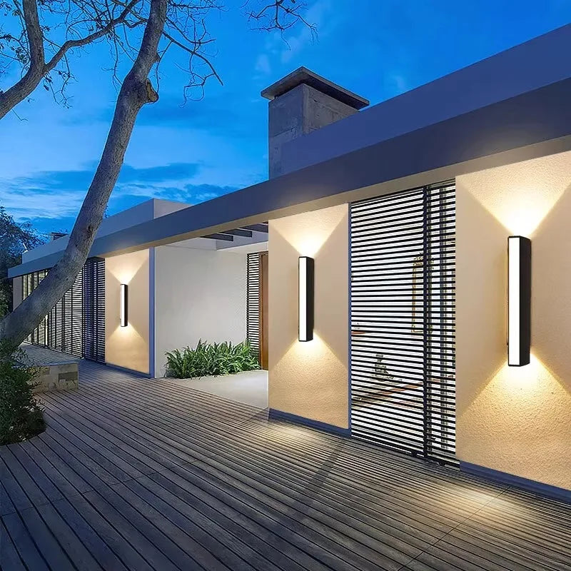 Sentinel IP65 Long Aluminum LED Wall Light by Westbury Lighting – product view 2