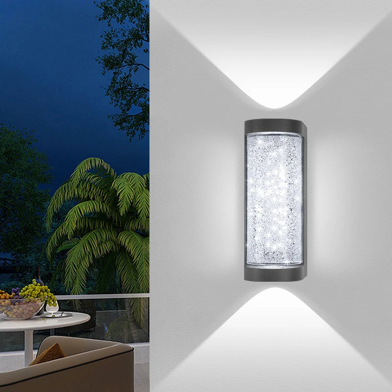 Celeste 10W Crystal Outdoor LED Wall Sconce by Westbury Lighting – product view 3