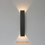 Axis IP65 Aluminum Up & Down Wall Light by Westbury Lighting – product view 3