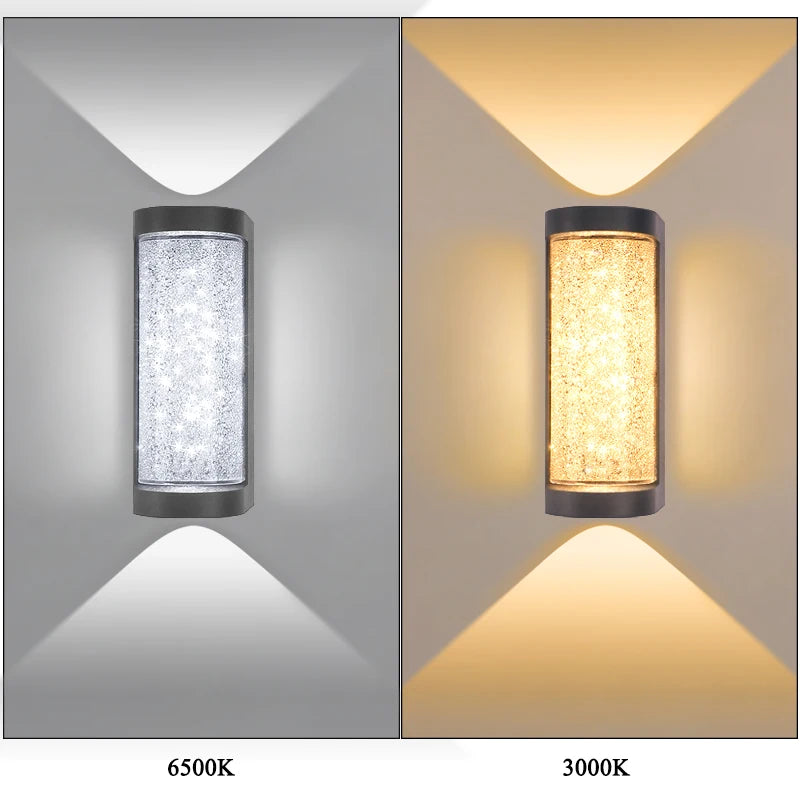 Celeste 10W Crystal Outdoor LED Wall Sconce by Westbury Lighting – product view 4