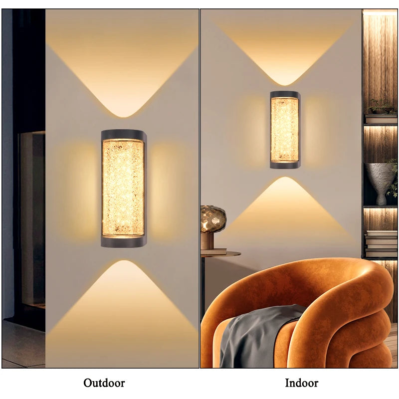 Celeste 10W Crystal Outdoor LED Wall Sconce by Westbury Lighting – product view 6