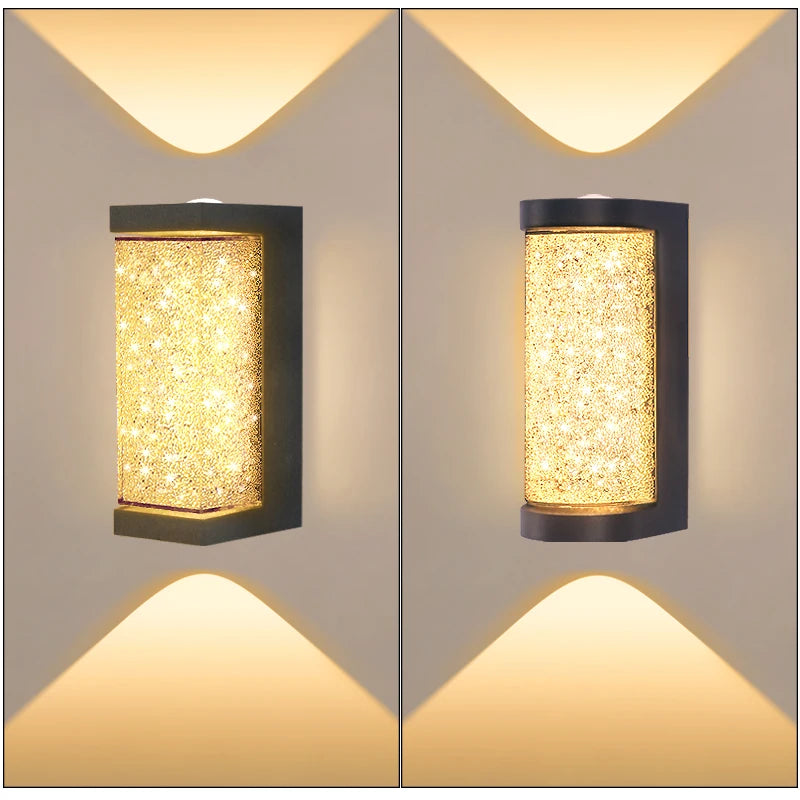Celeste 10W Crystal Outdoor LED Wall Sconce by Westbury Lighting – product view 5