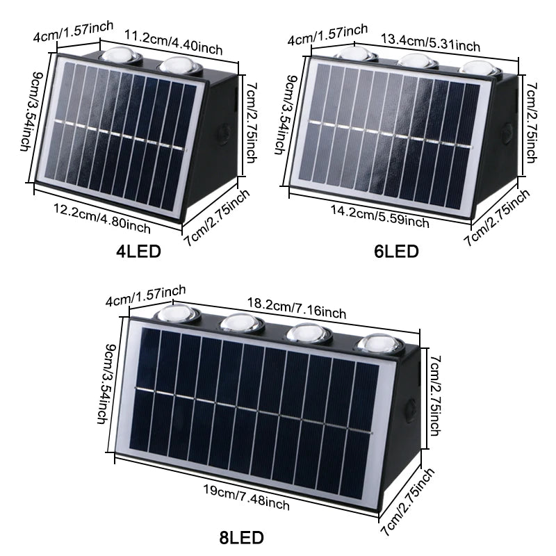 Solara IP65 Solar Up & Down Wall Light by Westbury Lighting – product view 6